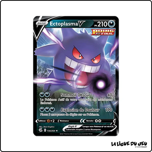 Ultra - Pokemon - Poing de Fusion - Ectoplasma V 156/264