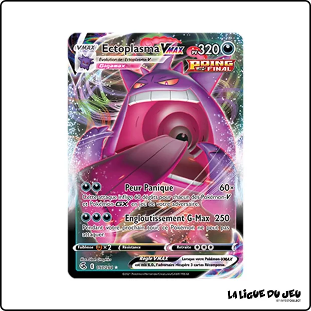 Ultra - Pokemon - Poing de Fusion - Ectoplasma VMAX 157/264