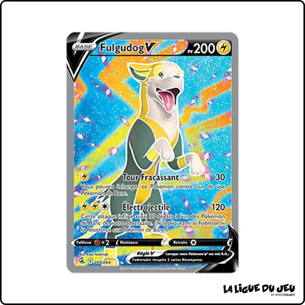 Ultra - Pokemon - Poing de Fusion - Fulgudog V 249/264