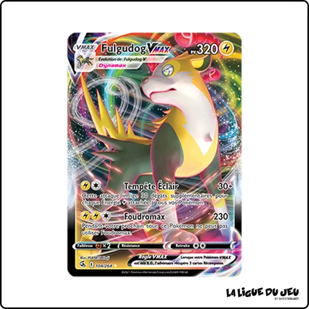 Ultra - Pokemon - Poing de Fusion - Fulgudog VMAX 104/264