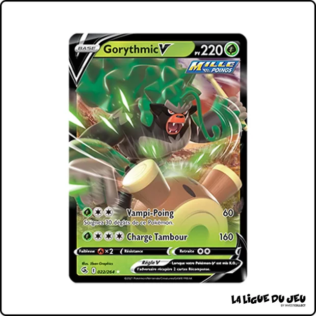 Ultra - Pokemon - Poing de Fusion - Gorythmic V 22/264