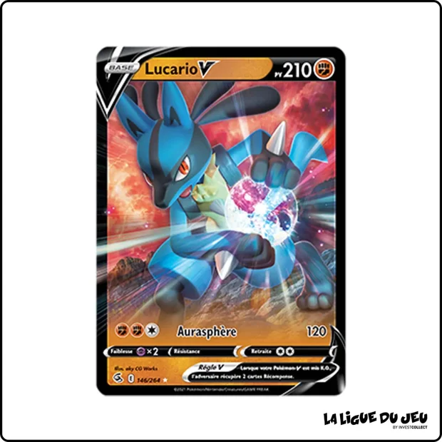 Ultra - Pokemon - Poing de Fusion - Lucario V 146/264