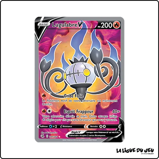 Ultra - Pokemon - Poing de Fusion - Lugulabre V 247/264