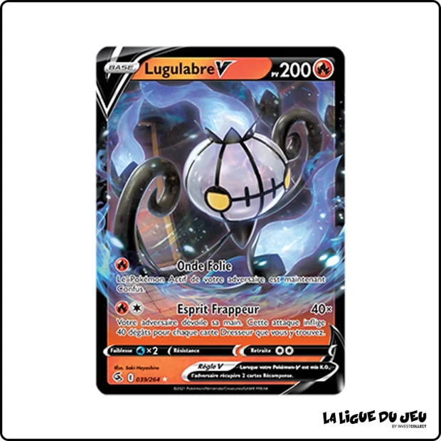 Ultra - Pokemon - Poing de Fusion - Lugulabre V 39/264