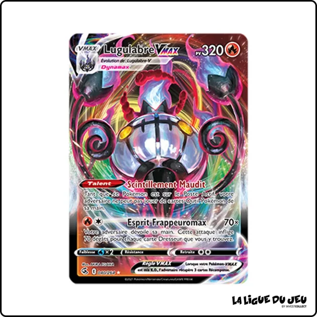 Ultra - Pokemon - Poing de Fusion - Lugulabre VMAX 40/264