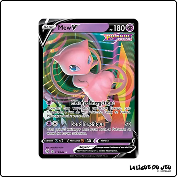 Ultra - Pokemon - Poing de Fusion - Mew V 113/264