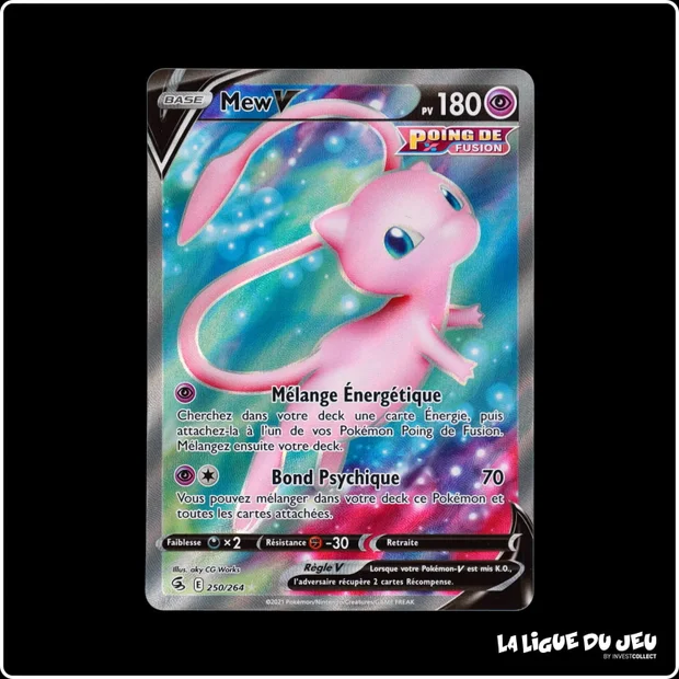 Ultra - Pokemon - Poing de Fusion - Mew V 250/264
