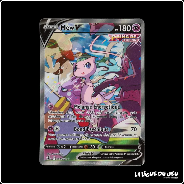 Ultra - Pokemon - Poing de Fusion - Mew V 251/264