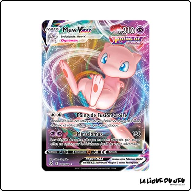 Ultra - Pokemon - Poing de Fusion - Mew VMAX 114/264