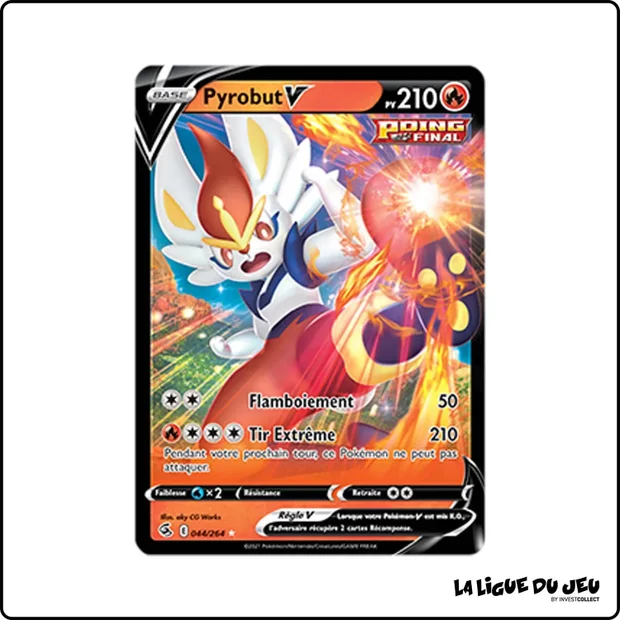 Ultra - Pokemon - Poing de Fusion - Pyrobut V 44/264