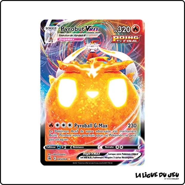 Ultra - Pokemon - Poing de Fusion - Pyrobut VMAX 45/264
