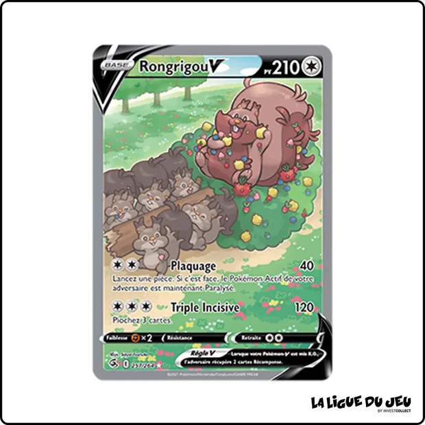 Ultra - Pokemon - Poing de Fusion - Rongrigou V 257/264