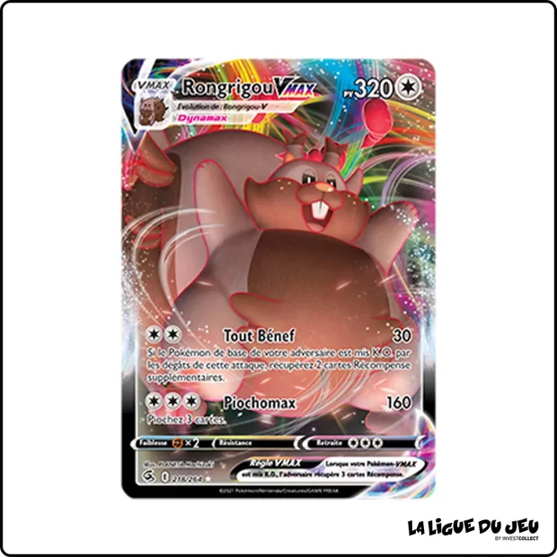 Ultra - Pokemon - Poing de Fusion - Rongrigou VMAX 218/264