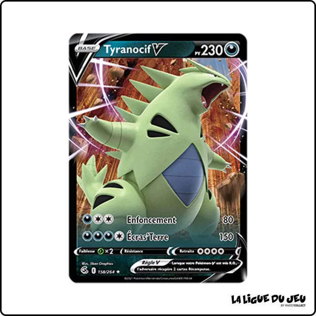 Ultra - Pokemon - Poing de Fusion - Tyranocif V 158/264
