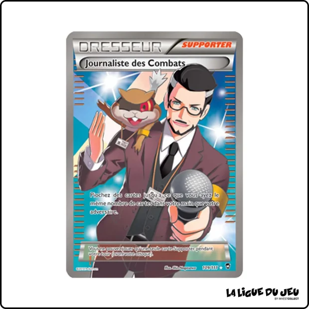 Ultra - Pokemon - Poings Furieux - Journaliste des Combats 109/111