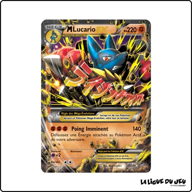 Ultra - Pokemon - Poings Furieux - M Lucario EX 55/111