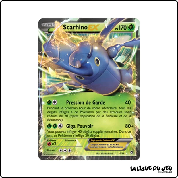 Ultra - Pokemon - Poings Furieux - Scarhino EX 4/111