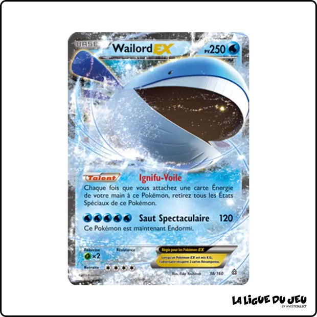 Ultra - Pokemon - Primo Choc - Wailord EX 38/160