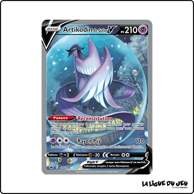 Ultra - Pokemon - Règne de Glace - Artikodin de Galar V 170/198