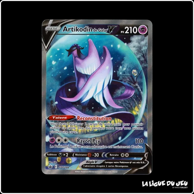 Ultra - Pokemon - Règne de Glace - Artikodin de Galar V 170/198