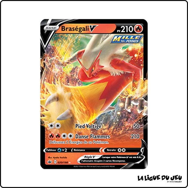 Ultra - Pokemon - Règne de Glace - Braségali V 20/198