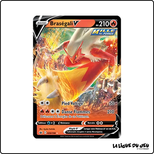 Ultra - Pokemon - Règne de Glace - Braségali V 20/198