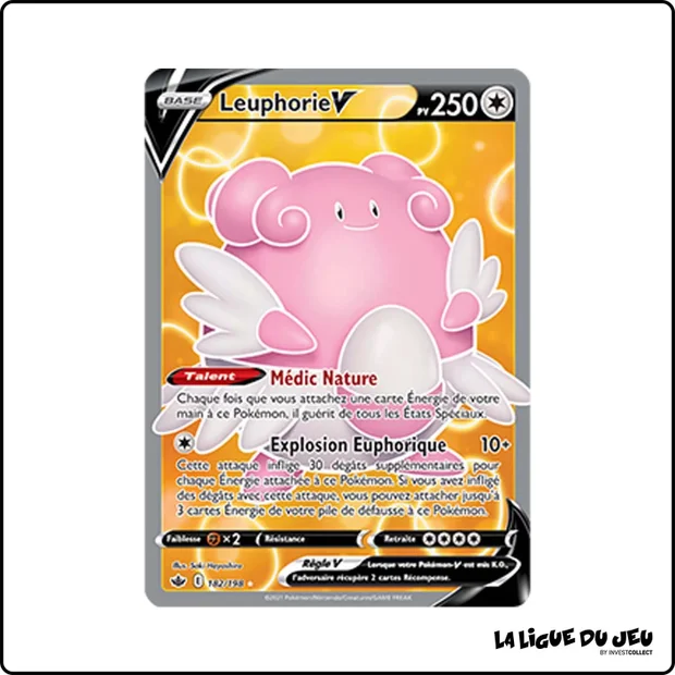 Ultra - Pokemon - Règne de Glace - Leuphorie V 182/198