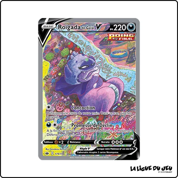 Ultra - Pokemon - Règne de Glace - Roigada de Galar V 179/198