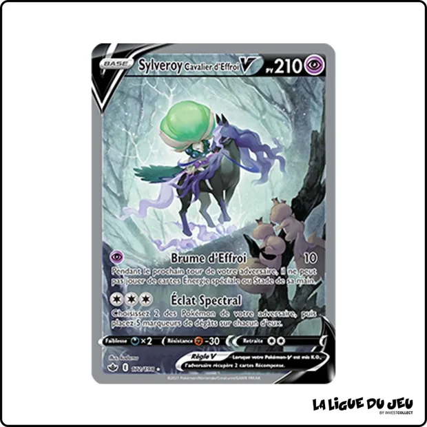 Ultra - Pokemon - Règne de Glace - Sylveroy Cavalier d'Effroi V 172/198