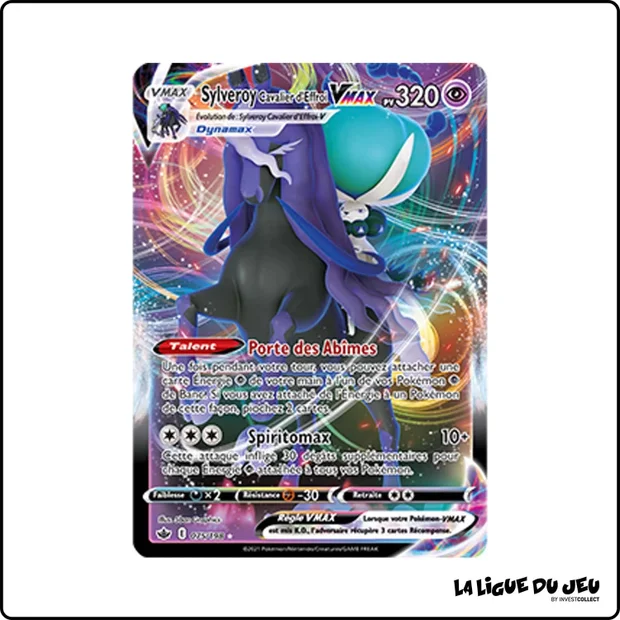 Ultra - Pokemon - Règne de Glace - Sylveroy Cavalier d'Effroi VMAX 75/198