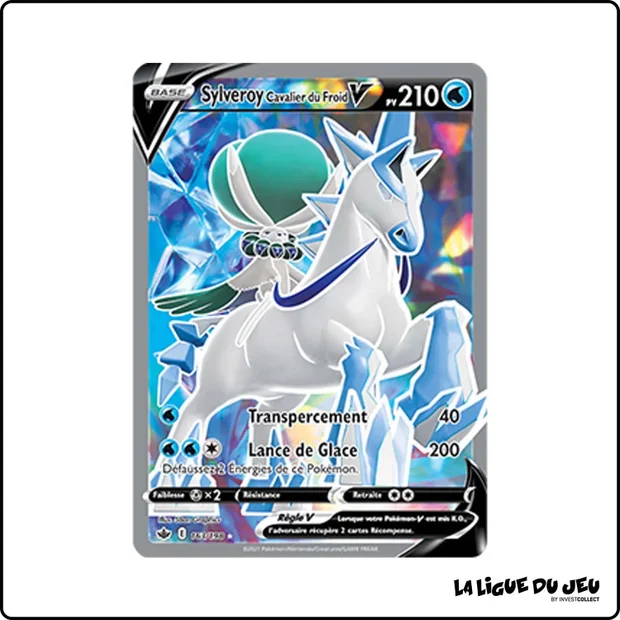 Ultra - Pokemon - Règne de Glace - Sylveroy Cavalier du Froid V 163/198