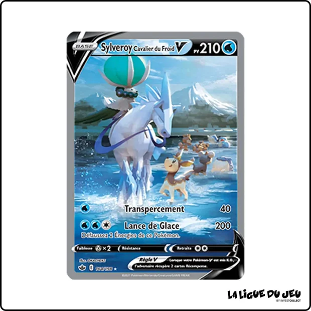 Ultra - Pokemon - Règne de Glace - Sylveroy Cavalier du Froid V 164/198