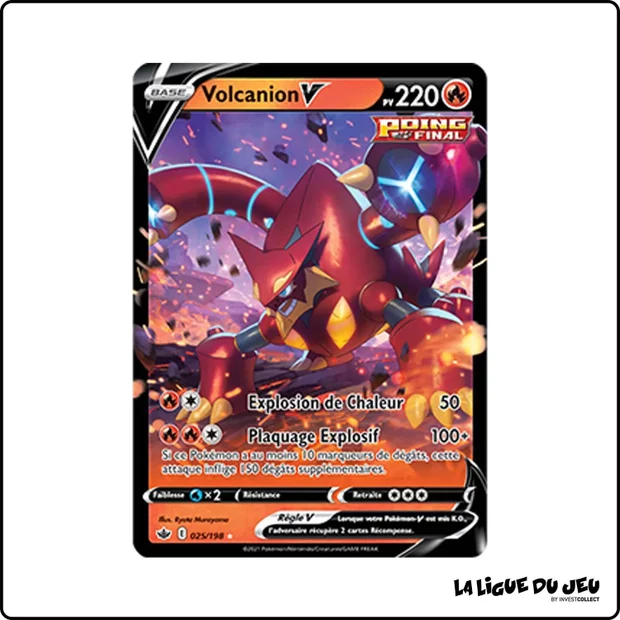 Ultra - Pokemon - Règne de Glace - Volcanion V 25/198