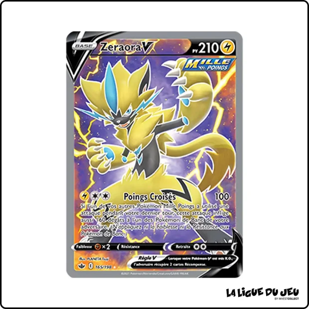 Ultra - Pokemon - Règne de Glace - Zeraora V 165/198