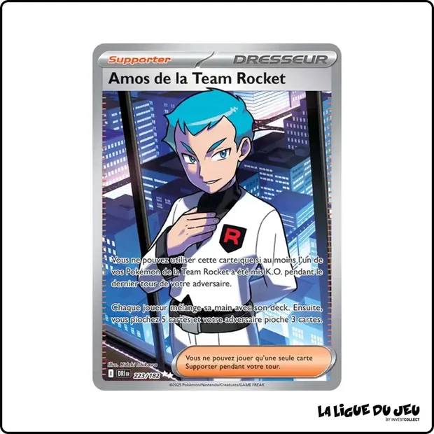 Ultra - Pokemon - Rivalités Destinées - Amos de la Team Rocket 223/182