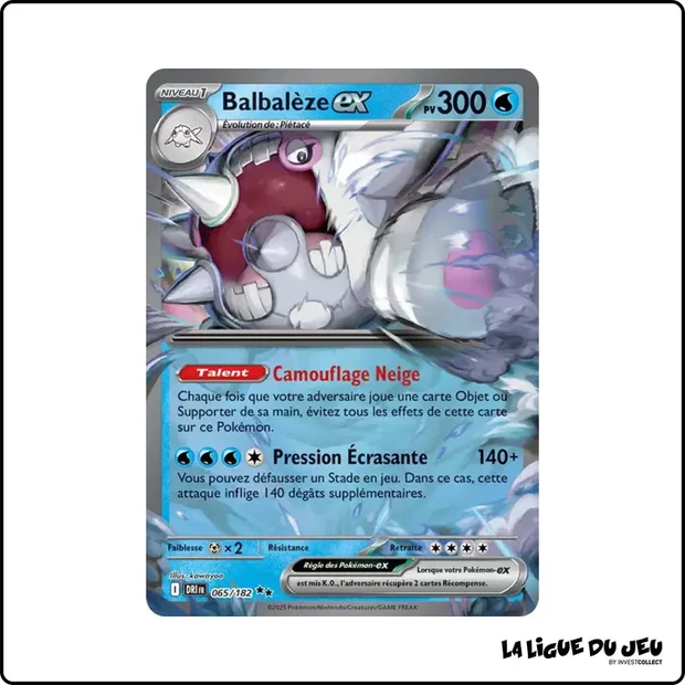Ultra - Pokemon - Rivalités Destinées - Balbalèze ex 65/182