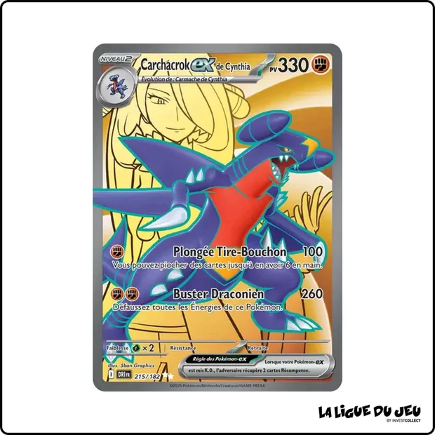 Ultra - Pokemon - Rivalités Destinées - Carchacrok de Cynthia 215/182