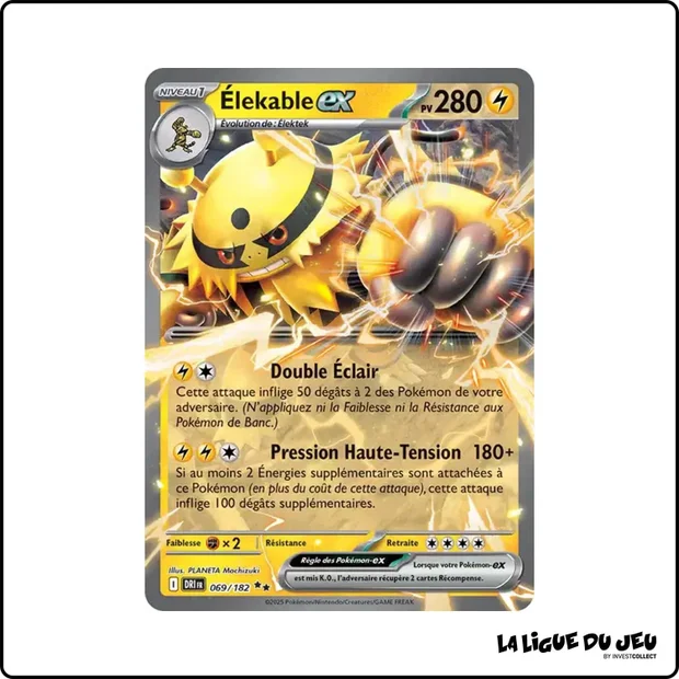 Ultra - Pokemon - Rivalités Destinées - Élekable ex 69/182