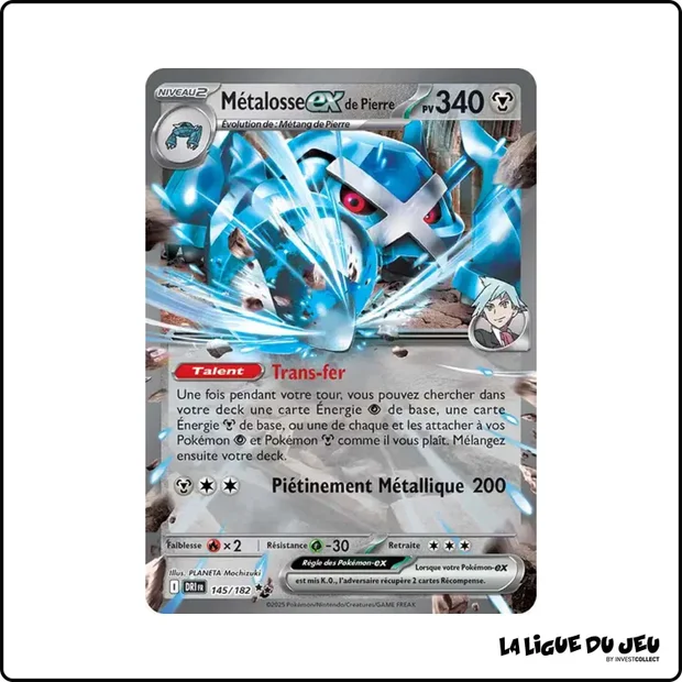 Ultra - Pokemon - Rivalités Destinées - Métalosse ex de Pierre 145/182