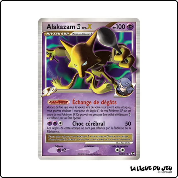 Ultra - Pokemon - Rivaux Émergeants - Alakazam Conseil 4 NIV.X 103/111