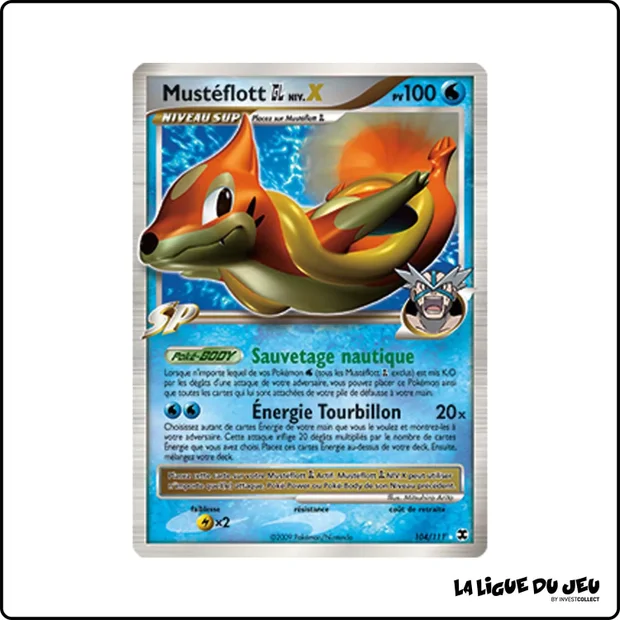 Ultra - Pokemon - Rivaux Émergeants - Mustéflott GL NIV.X 104/111