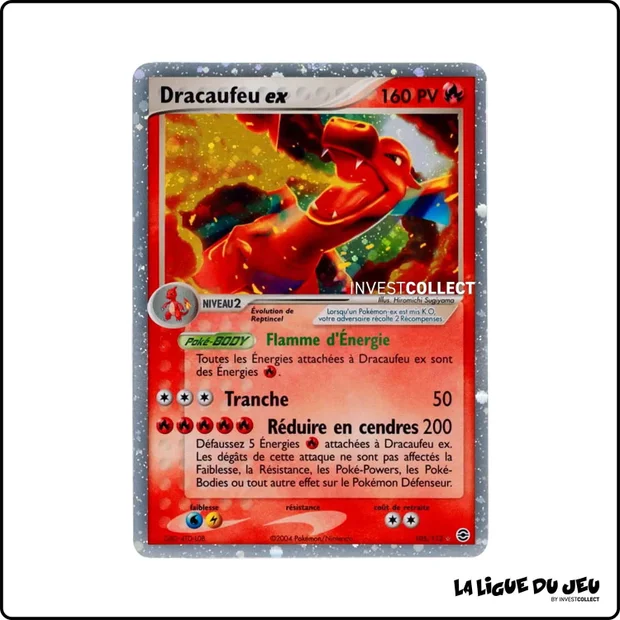 Ultra - Pokemon - Rouge Feu Vert Feuille - Dracaufeu ex 105/112