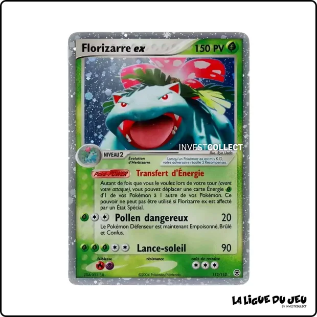 Ultra - Pokemon - Rouge Feu Vert Feuille - Florizarre ex 112/112
