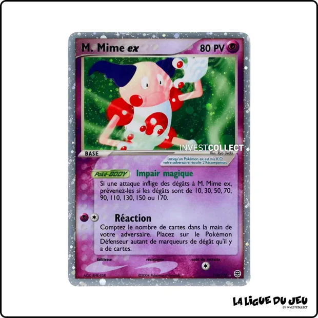 Ultra - Pokemon - Rouge Feu Vert Feuille - M. Mime ex 110/112