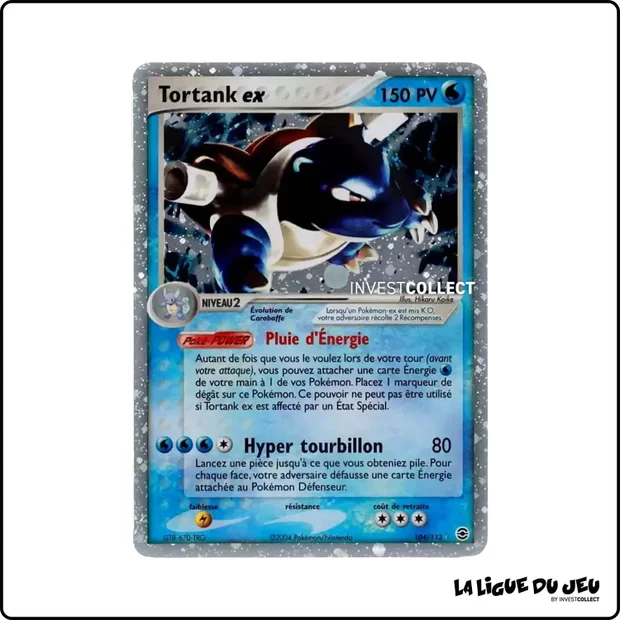 Ultra - Pokemon - Rouge Feu Vert Feuille - Tortank ex 104/112