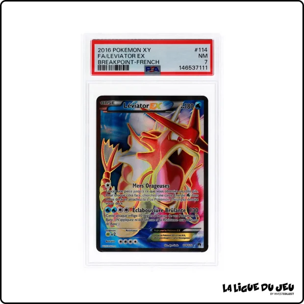 Ultra - Pokemon - Rupture Turbo - Léviator EX - 114/122 - PSA 7 - Français