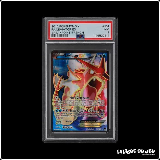 Ultra - Pokemon - Rupture Turbo - Léviator EX - 114/122 - PSA 7 - Français