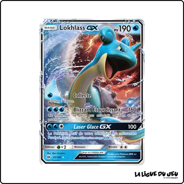 Ultra - Pokemon - Soleil et Lune de Base - Lokhlass GX 35/149