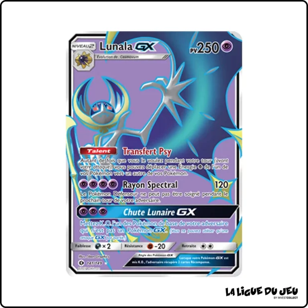 Ultra - Pokemon - Soleil et Lune de Base - Lunala GX 141/149