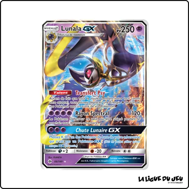 Ultra - Pokemon - Soleil et Lune de Base - Lunala GX 66/149